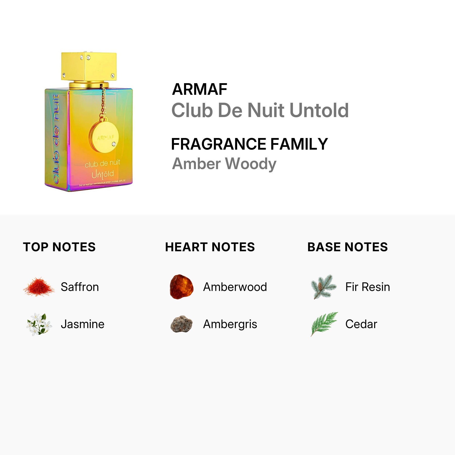Armaf Club de Nuit Untold Eau de Parfum - 3.6 oz