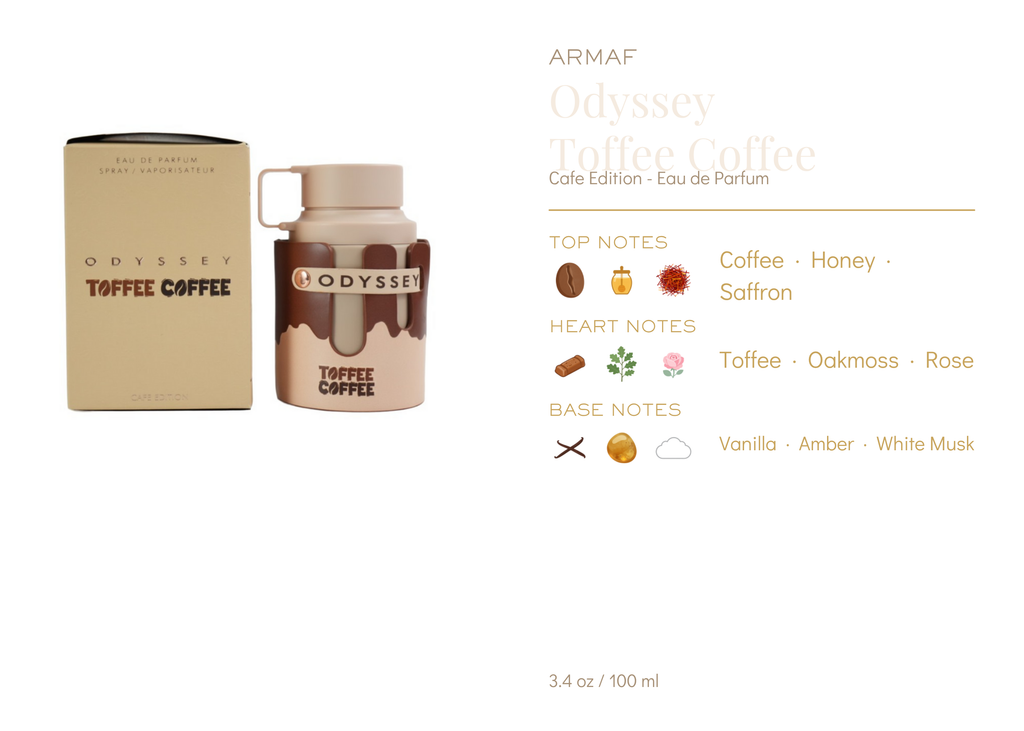 Armaf Odyssey Toffee Coffee Cafe Edition Eau de Parfum - 3.4 oz