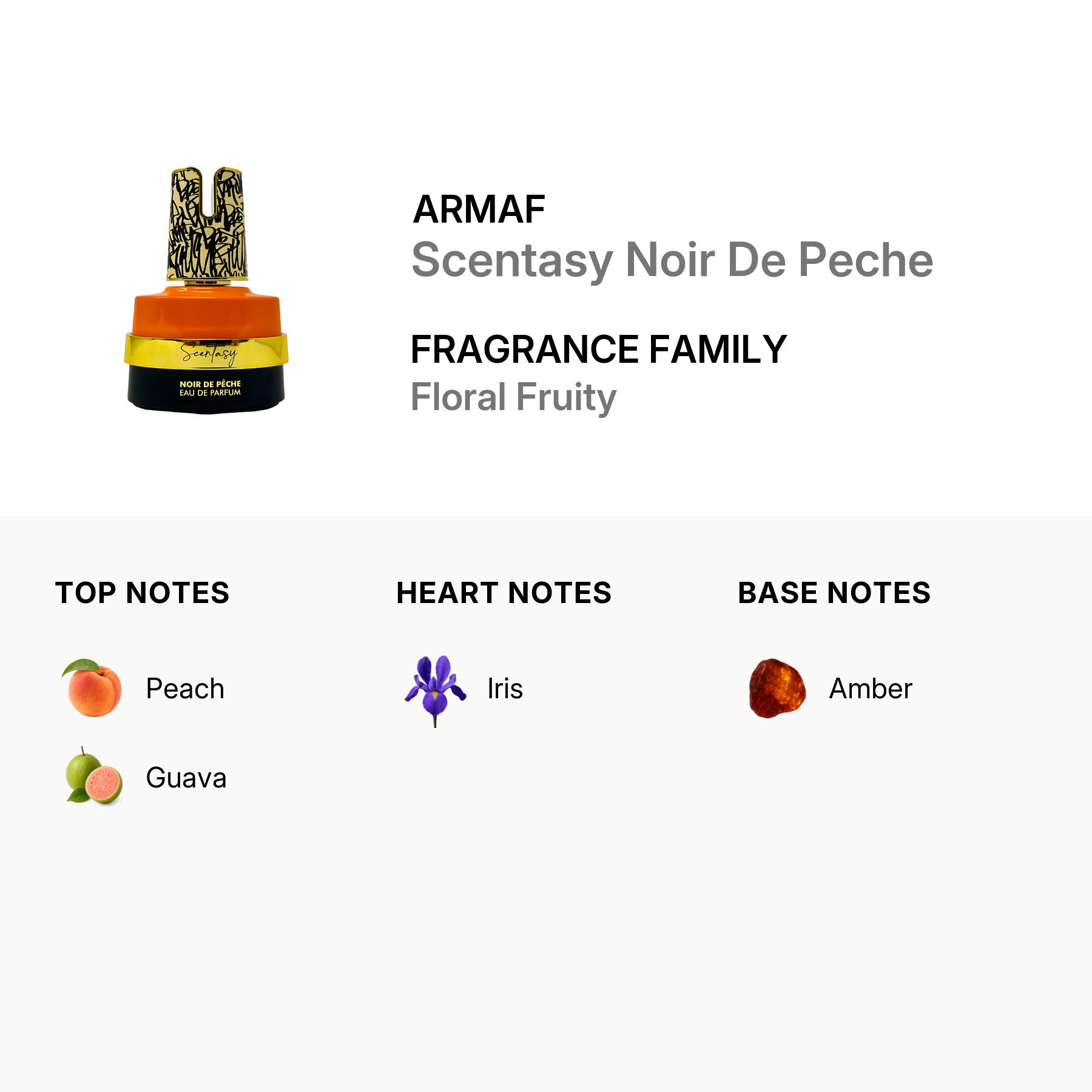 Armaf Scentasy Noir de Peche Eau de Parfum - 3.4 oz