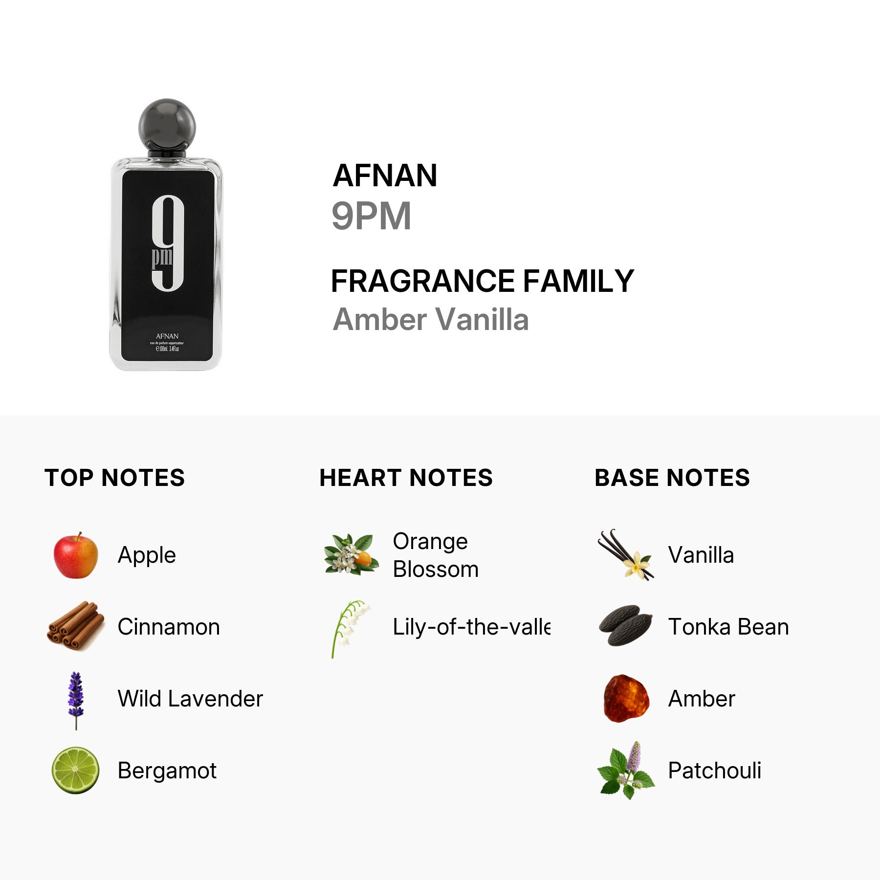 Afnan 9PM Eau de Parfum - 3.4 oz