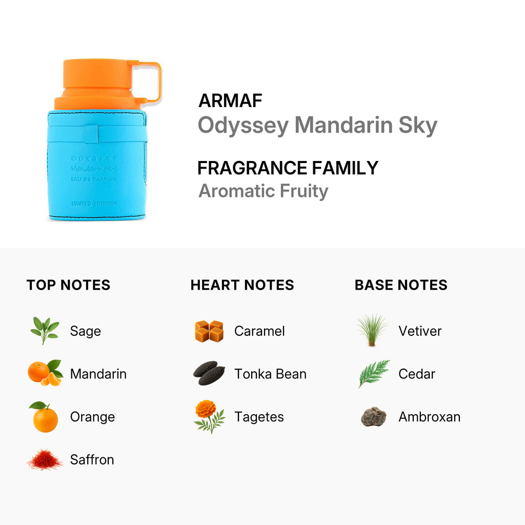 Armaf Odyssey Mandarin Sky Limited Edition Eau de Parfum - 3.4 oz